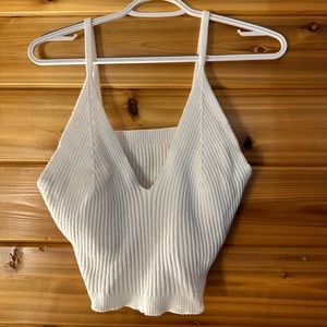 White Crop Top